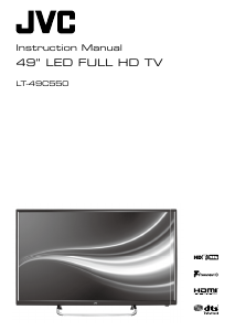 Handleiding JVC LT-49C550 LED televisie