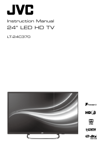 Manual JVC LT-24C370 LED Television