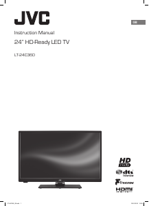 Manual JVC LT-24C360 LED Television