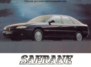 Mode d’emploi Renault Safrane (1991)