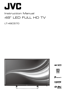 Manual JVC LT-48C570 LED Television