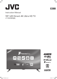 Manual JVC LT-55C860 LED Television