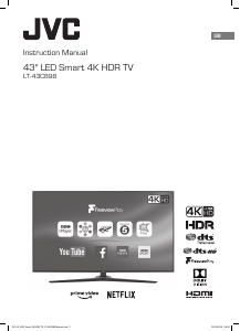 Handleiding JVC LT-43C898 LED televisie