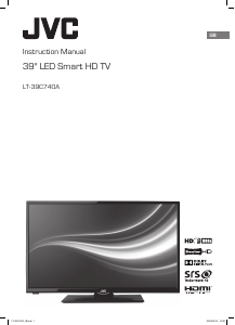 Manual JVC LT-39C740A LED Television