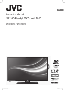 Manual JVC LT-32C346 LED Television