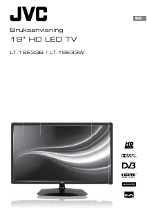 Bruksanvisning JVC LT-19E33W LED TV
