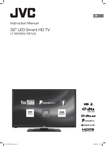 Manual JVC LT-32C660 LED Television