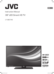 Manual JVC LT-39C740 LED Television