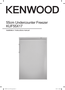 Manual Kenwood KUF55X17 Freezer