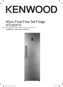 Manual Kenwood KTL60X15 Refrigerator