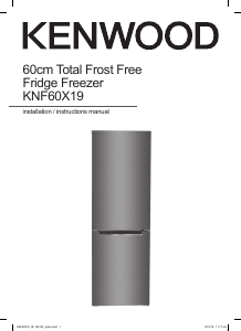 Manual Kenwood KNF60X19 Fridge-Freezer