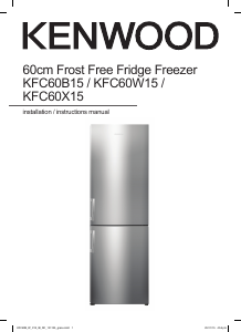 Manual Kenwood KFC60B15 Fridge-Freezer
