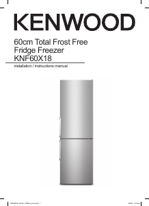 Manual Kenwood KNF60X18 Fridge-Freezer