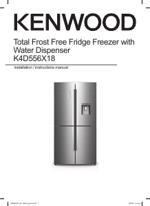 Manual Kenwood K4D556X18 Fridge-Freezer