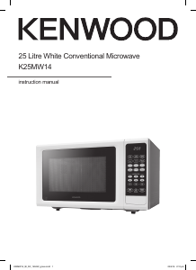 Manual Kenwood K25MW14 Microwave