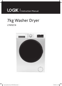 Manual Logik L7W5D18 Washer-Dryer