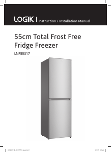 Manual Logik LNF55S17 Fridge-Freezer