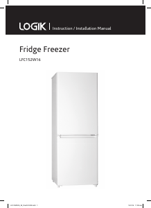 Manual Logik LFC152W16 Fridge-Freezer