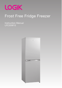 Manual Logik LFC55W12 Fridge-Freezer