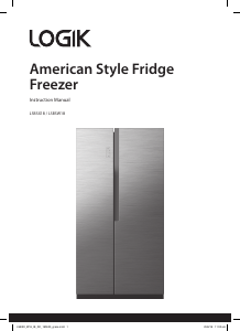 Manual Logik LSBSX18 Fridge-Freezer