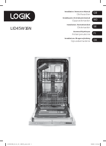 Brugsanvisning Logik LID45W16N Opvaskemaskine