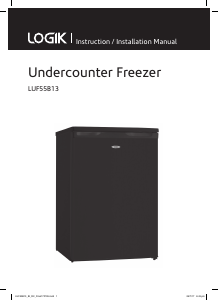 Manual Logik LUF55B13 Freezer