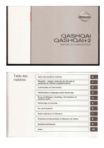 Mode d’emploi Nissan Qashqai (2008)