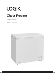 Manual Logik L200CFB18 Freezer