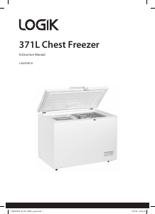 Manual Logik L400CFW16 Freezer