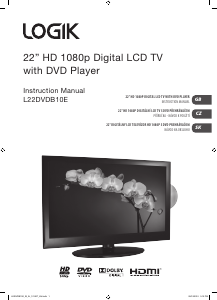 Manual Logik L22DVDB10E LCD Television