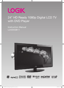Handleiding Logik L24DVDB11 LCD televisie