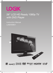 Handleiding Logik L26DVDB21 LCD televisie