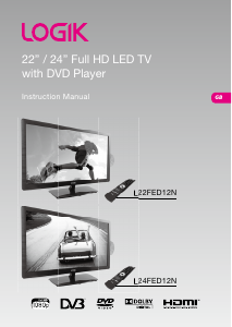 Handleiding Logik L22FED12N LED televisie