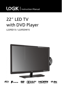 Manual Logik L22FEDW15 LED Television