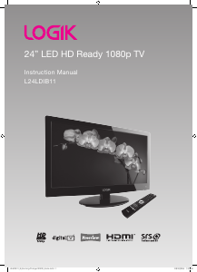 Handleiding Logik L24LDIB11 LED televisie