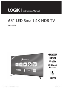 Manual Logik L65UE18 LED Television