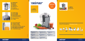 Manual Zelmer ZJE0800S Storcator