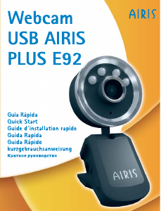 Manual de uso Airis E92 Webcam