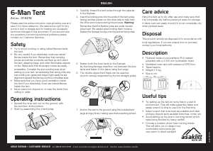 Manual Asaklitt 31-5274 Tent