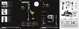 Manual Zelmer ZHB1245B Blender de mână