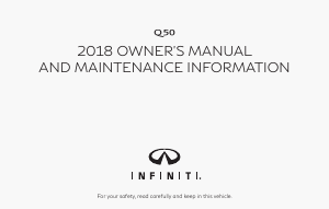 Handleiding Infiniti Q50 (2018)