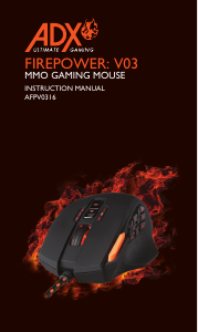 Manual ADX AFPV0316 Mouse