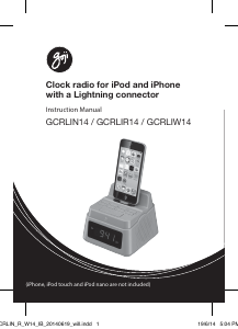 Manual Goji GCRLIN14 Alarm Clock Radio