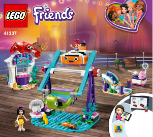 Návod Lego set 41337 Friends Podmorský kolotoč