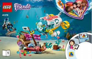 Руководство ЛЕГО set 41378 Friends Спасение дельфинов