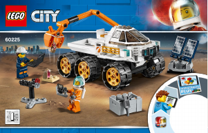 Handleiding Lego set 60225 City Testrit Rover