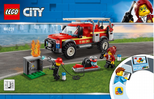 Bedienungsanleitung Lego set 60231 City Feuerwehr-Einsatzleitung