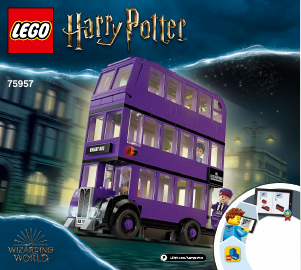 Bedienungsanleitung Lego set 75957 Harry Potter Der Fahrende Ritter