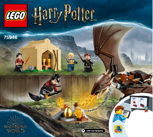 Manuale Lego set 75946 Harry Potter La sfida dellUngaro Spinato al Torneo Tremaghi