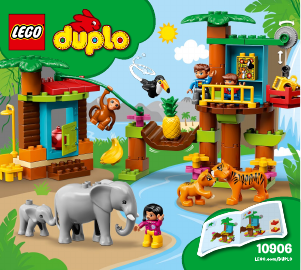 Manuál Lego set 10906 Duplo Tropický ostrov